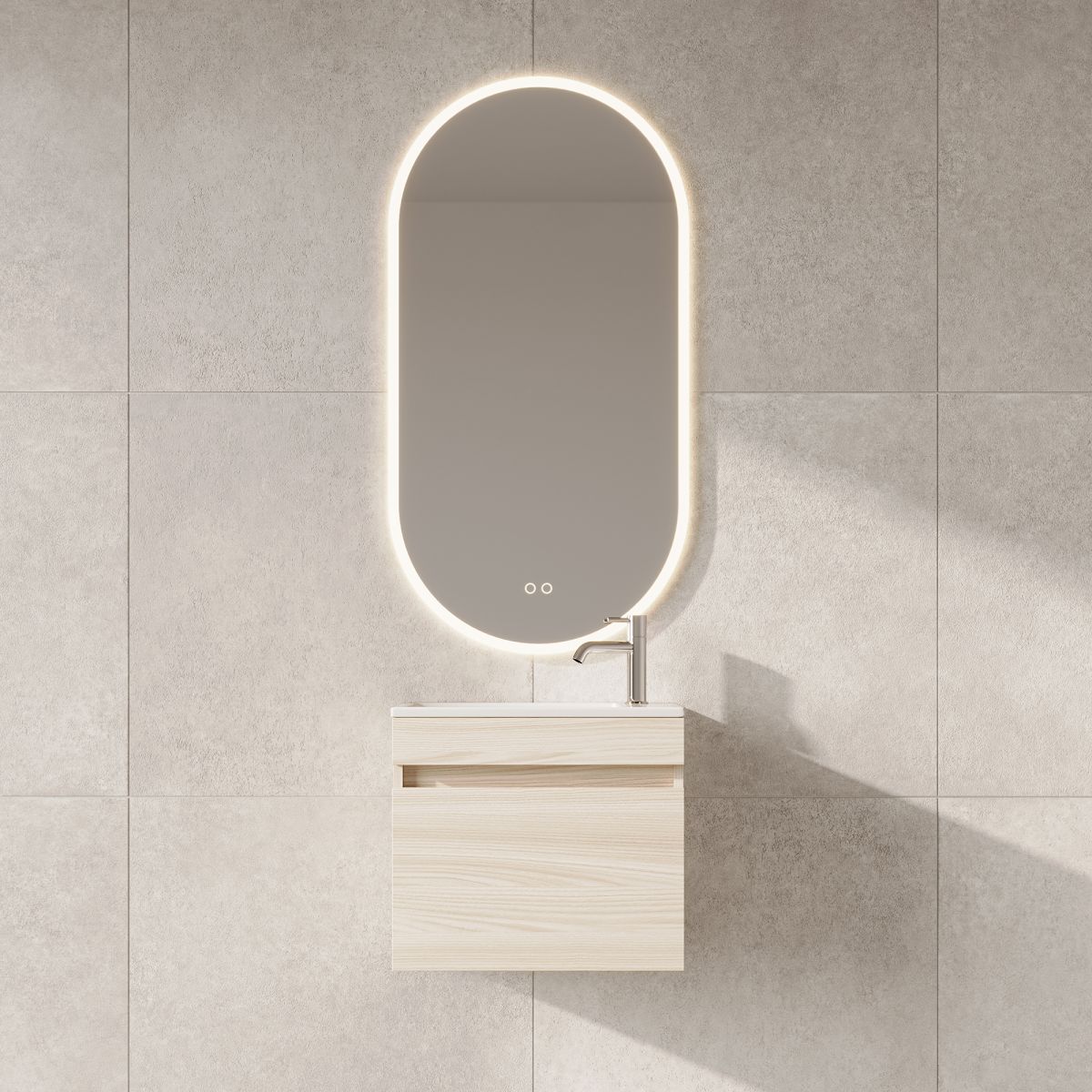 Soft Mini 500 Wall-Hung Vanity 1 Door