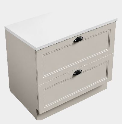 Laundry Cabinet 900, 2 Drawers (Benchtop Sold Separately) by Laundry