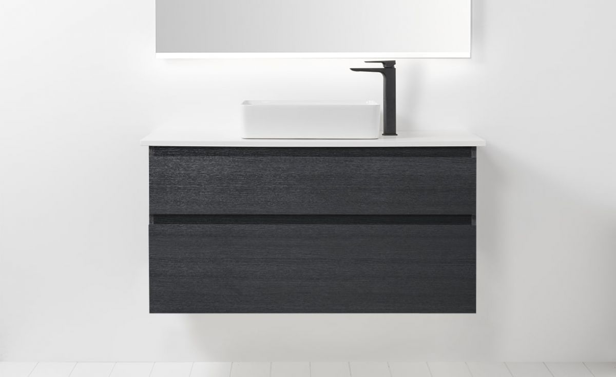Soft Solid Surface 1200 Wall-Hung Vanity 2 Drawers
