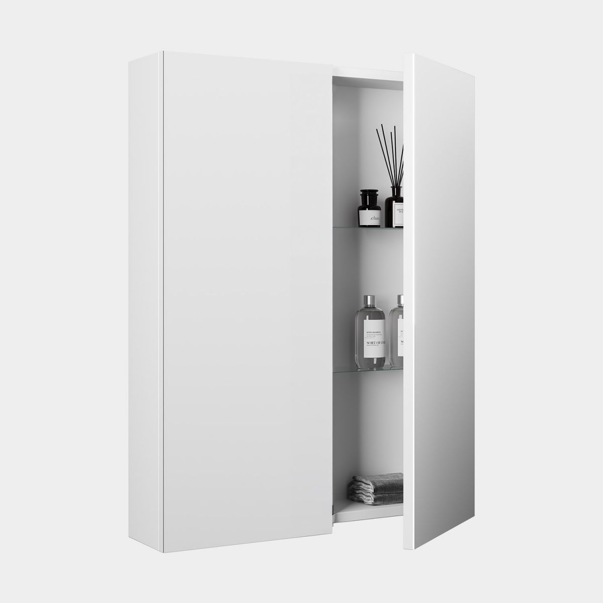 Mirror Cabinet 600, 2 Doors