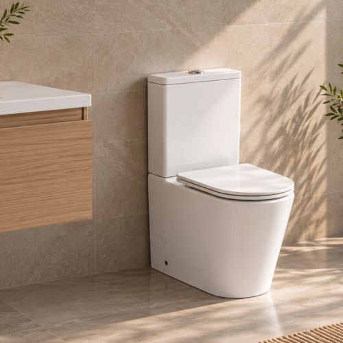 Monsoon Back-To-Wall Toilet Suite by 