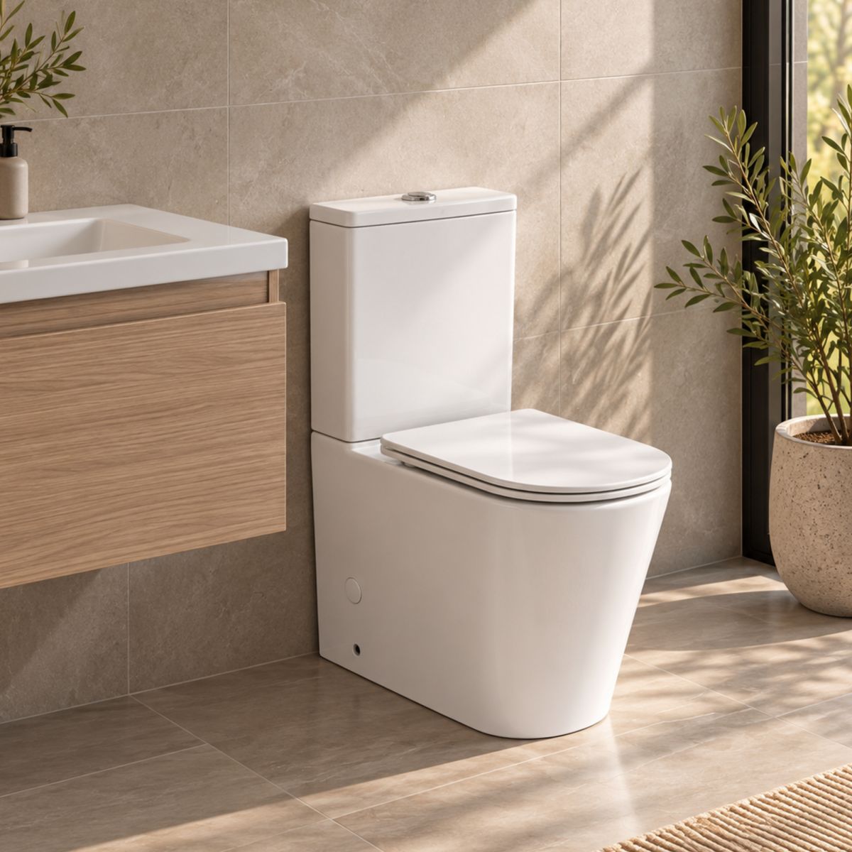 Monsoon Tornado Back-To-Wall Toilet Suite & C