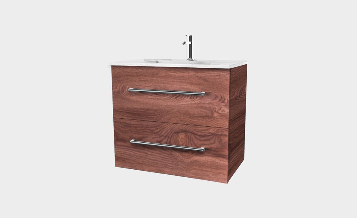 Zara 750 Wall-Hung Vanity 2 Drawers Extra Deep