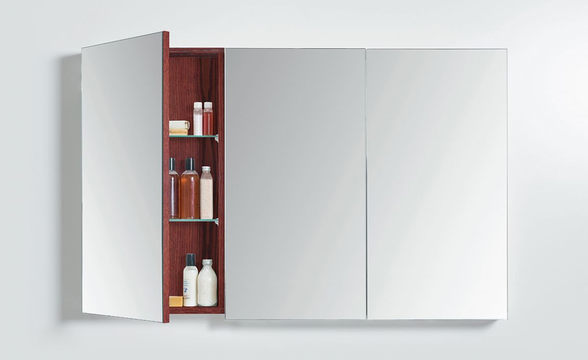 Mirror Cabinet 1200 - 3 Doors, 6 shelves