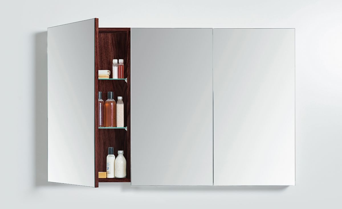 Mirror Cabinet 1200 - 3 Doors, 4 Shelves