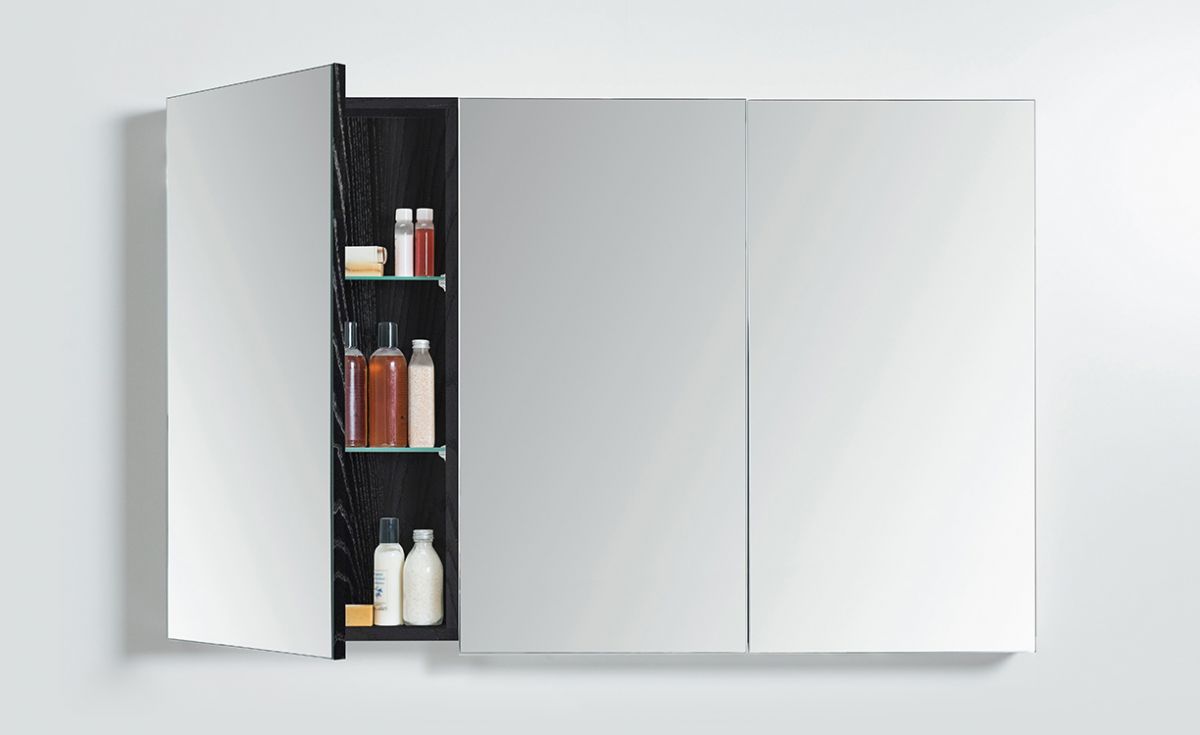 Mirror Cabinet 1200 - 3 Doors, 4 Shelves