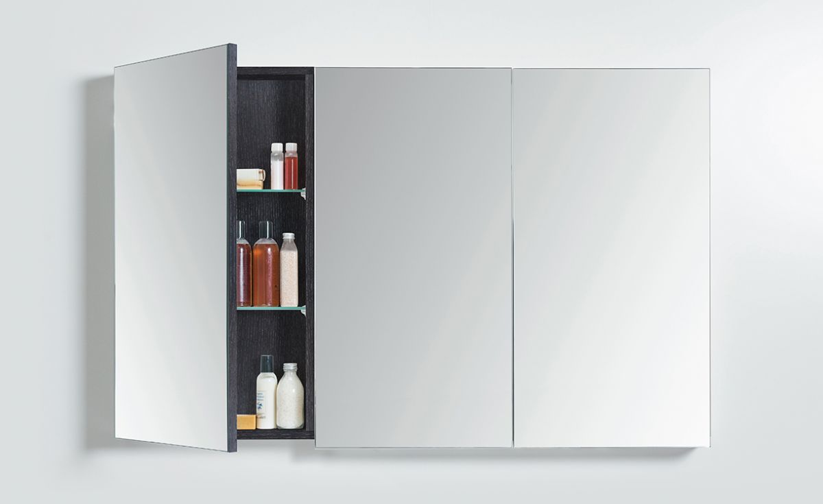 Mirror Cabinet 1200 - 3 Doors, 4 Shelves