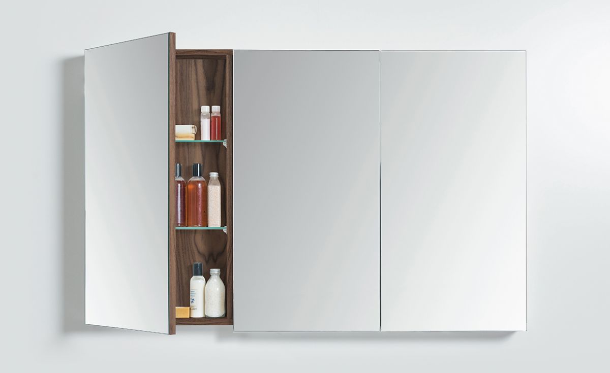 Mirror Cabinet 1200 - 3 Doors, 6 shelves