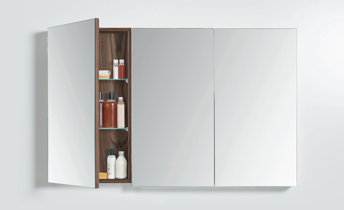 Mirror Cabinet 1200 - 3 Doors, 4 Shelves