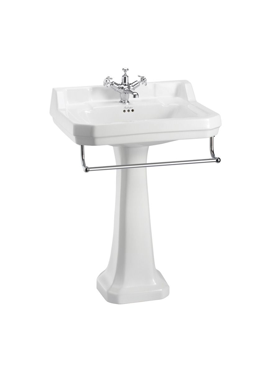 Edwardian Rectangle 560 Basin & Pedestal