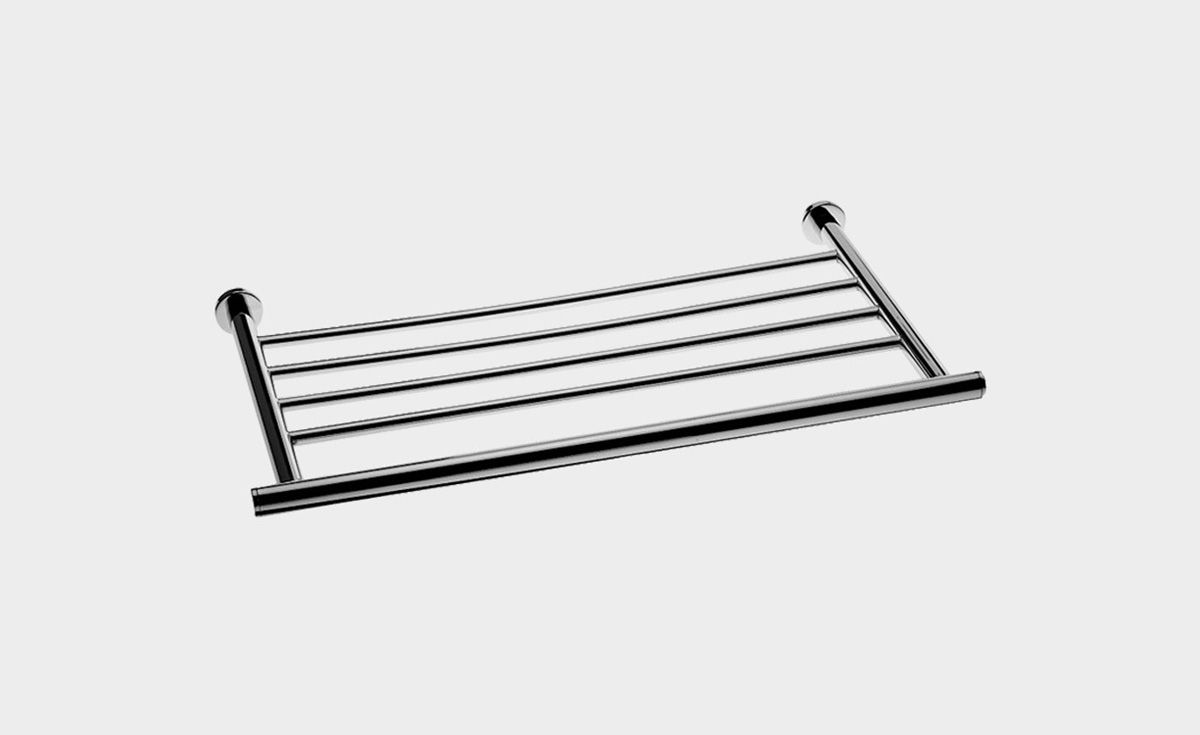 Cosmic Bracket Shelf Towel Rail 550 • Bath Co