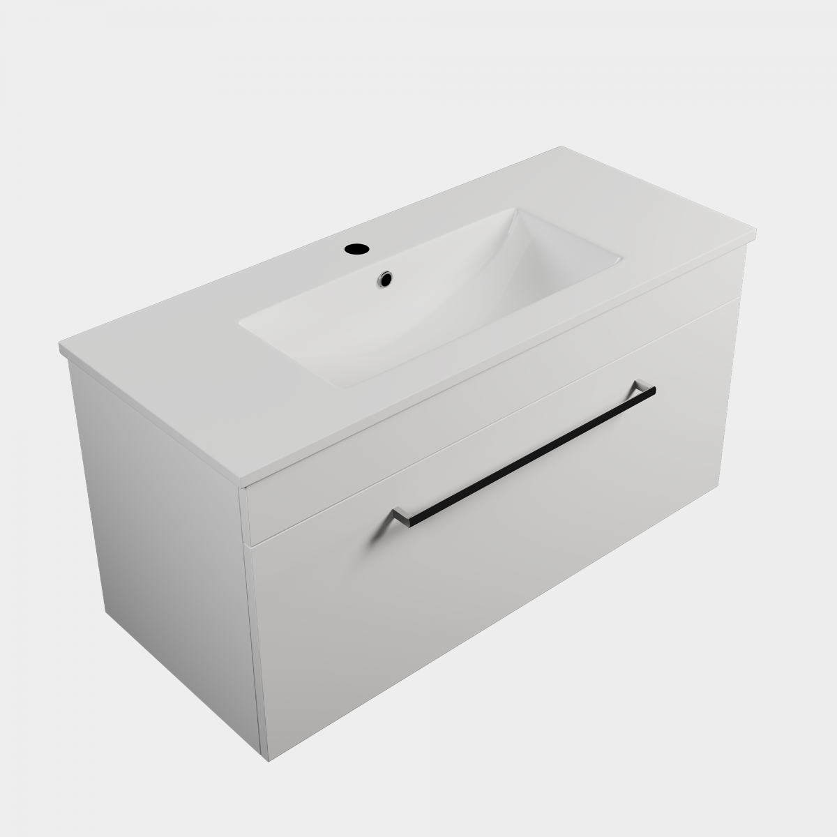 810 Wall-Hung Vanity, 1 Drawer