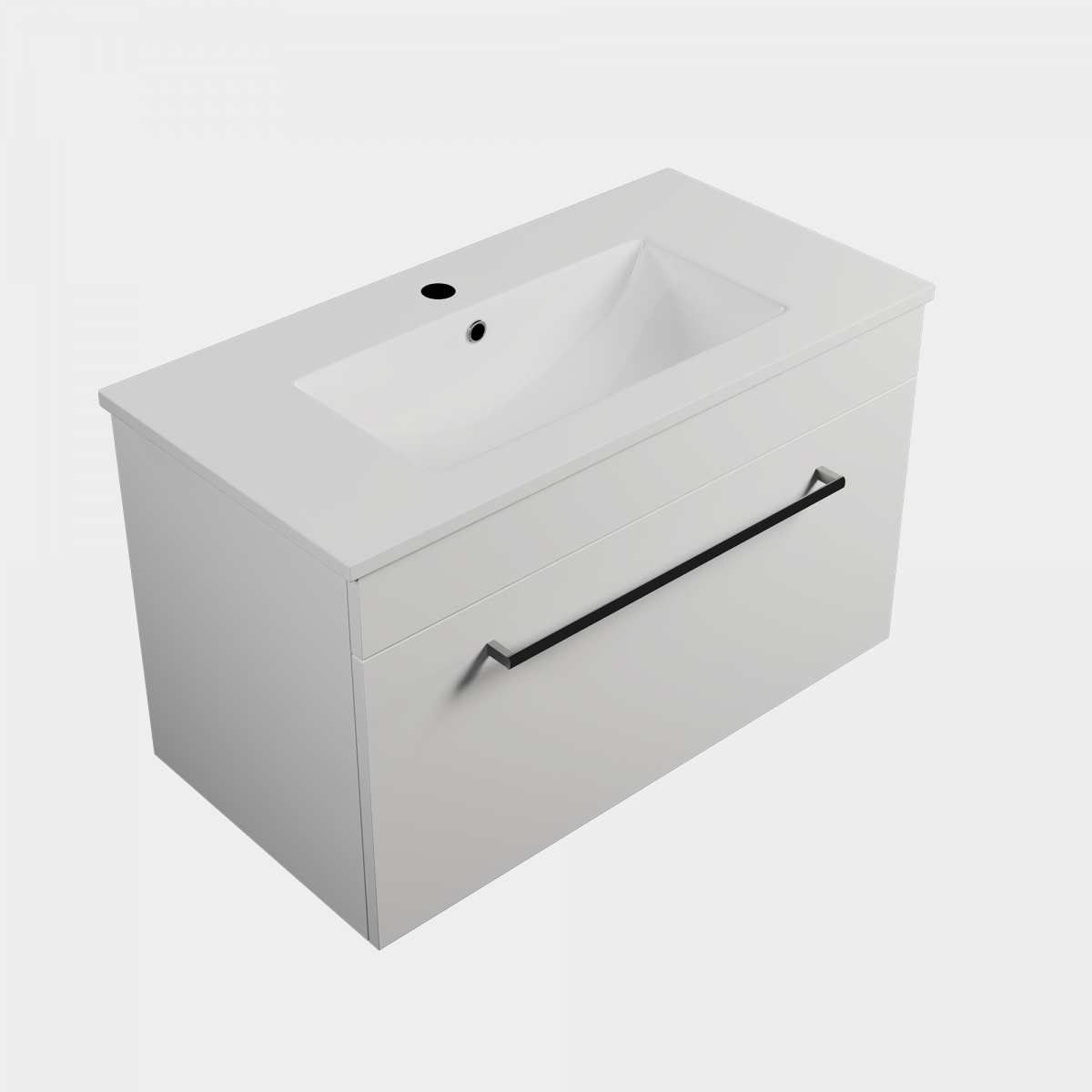 710 Wall-Hung Vanity, 1 Drawer