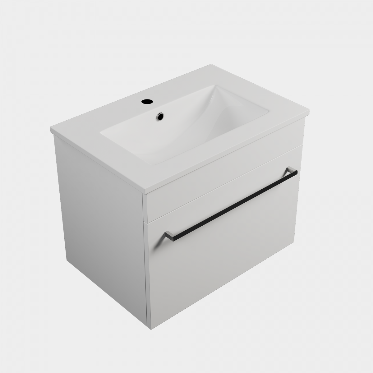 610 Wall-Hung Vanity, 1 Drawer