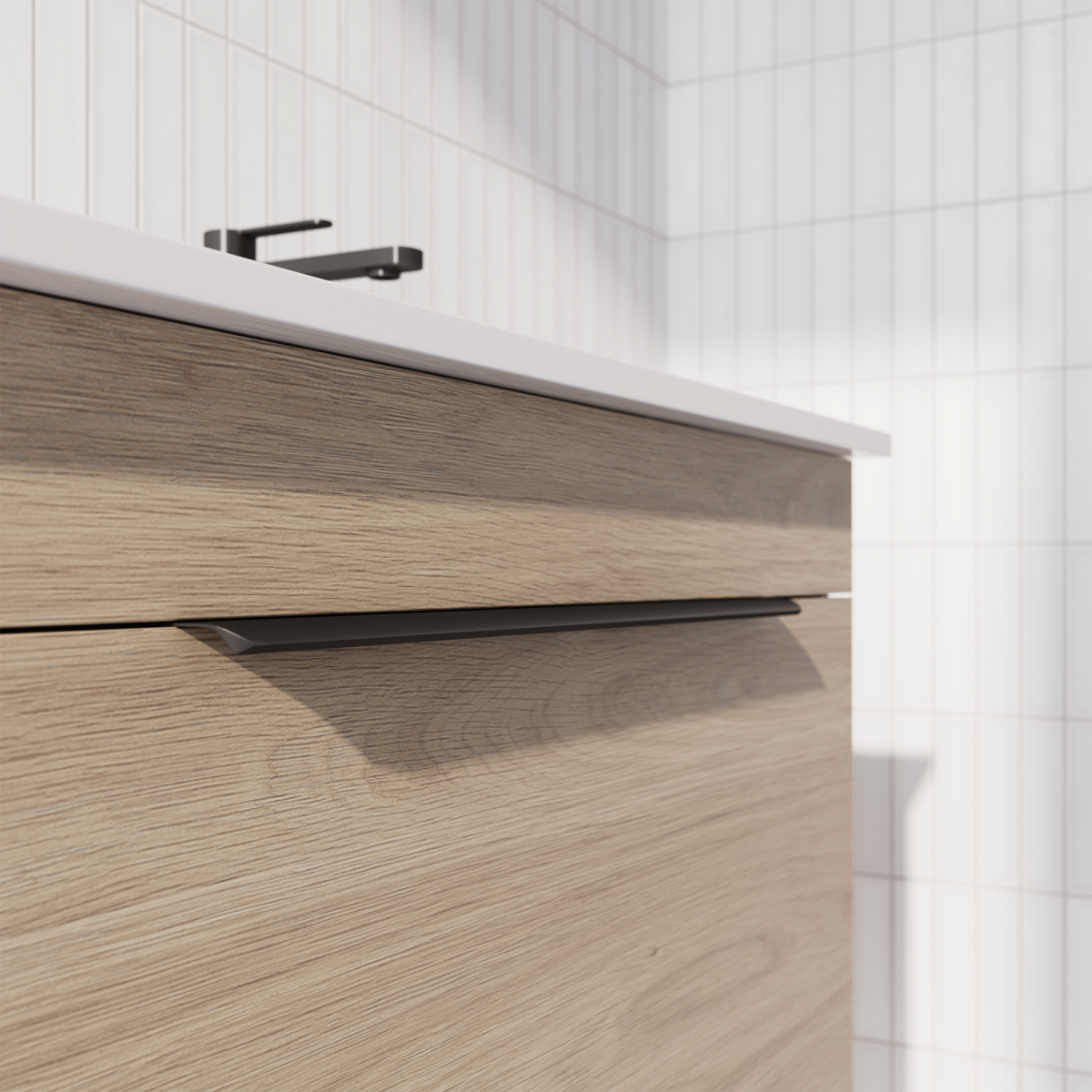 Brushed Anthrcite Profile Handle