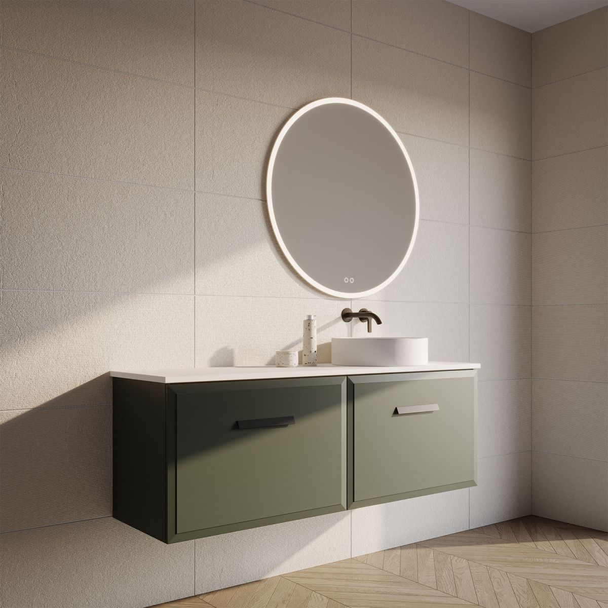 Eden 1500, 2 Drawers Side-By-Side