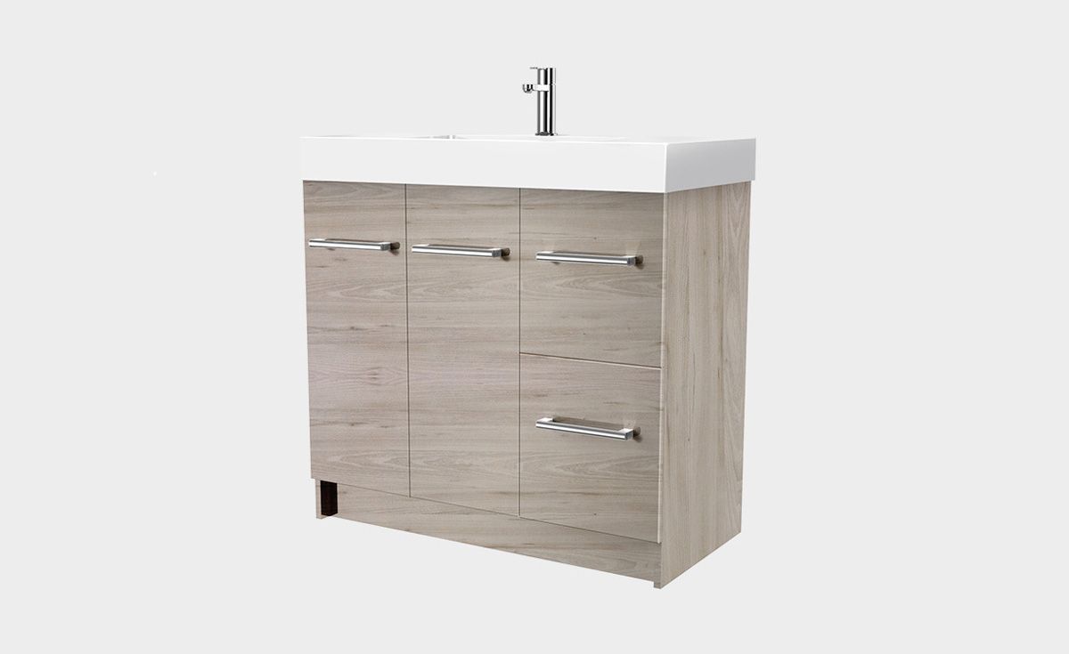 Splash 900 Floor-Standing Vanity 2 Doors 2 Drawers