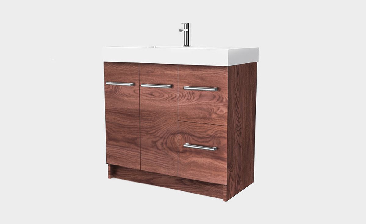 Splash 900 Floor-Standing Vanity 2 Doors 2 Drawers
