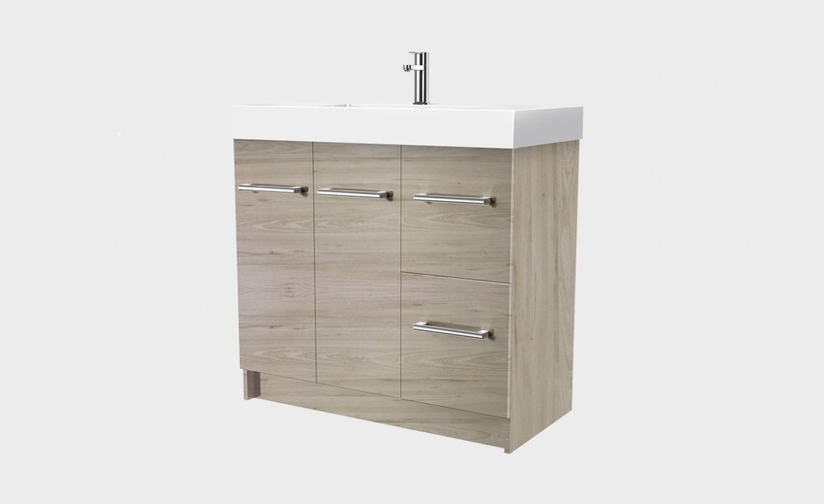 Splash 900 Floor-Standing Vanity 2 Doors 2 Drawers