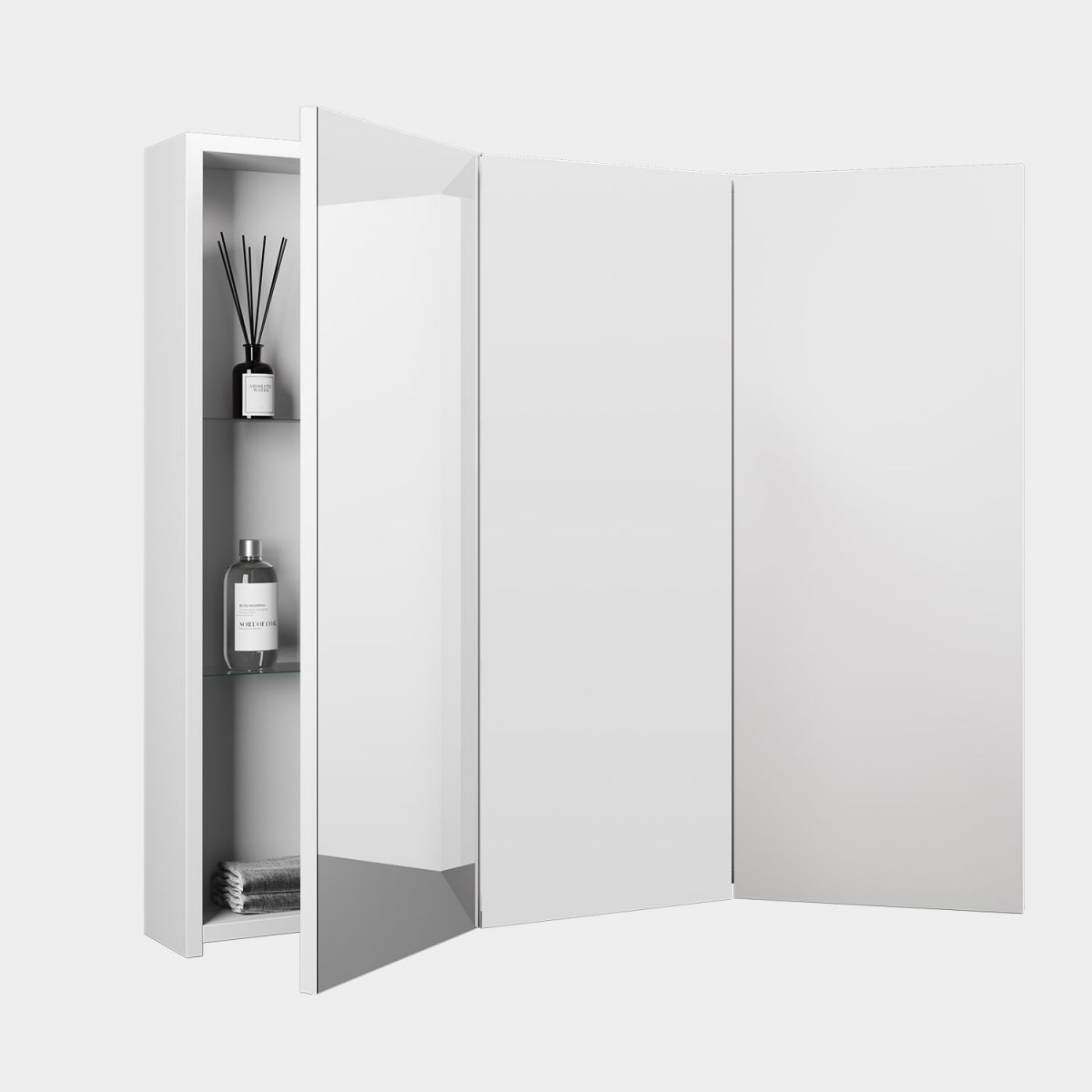 Mirror Cabinet 900, 3 Doors*