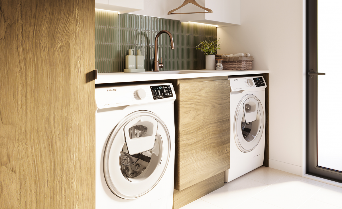 Laundry Cabinet  600, 1 Door (Benchtop Sold Separately)