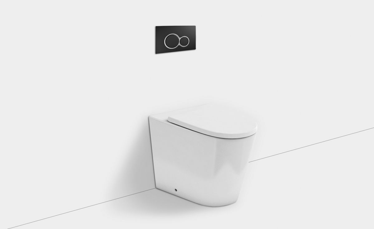 Sphere Easy Height Rimless Wall-Faced Toilet Suite with In-Wall Cistern