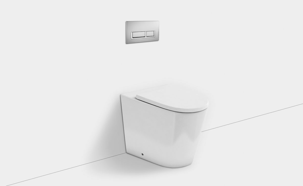 Sphere Easy Height Rimless Wall-Faced Toilet Suite with In-Wall Cistern