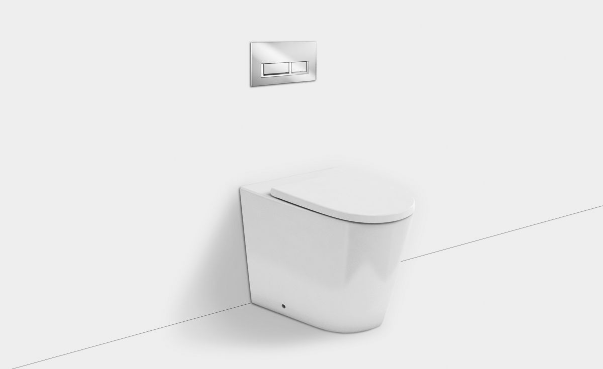 Sphere Easy Height Rimless Wall-Faced Toilet Suite with In-Wall Cistern