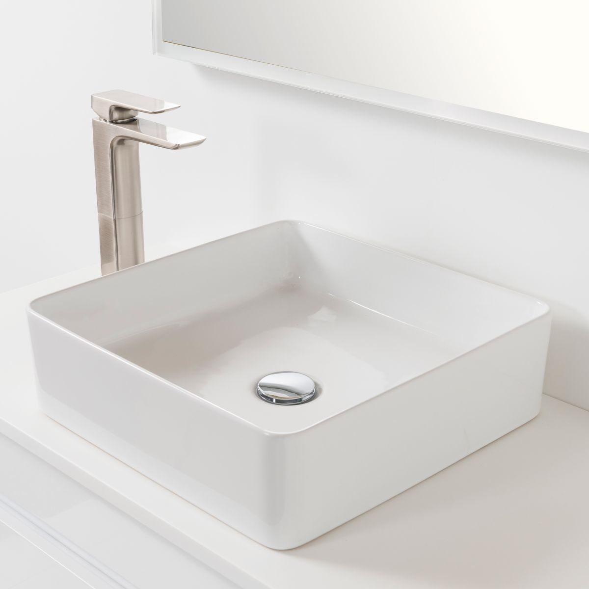 Sleek Sqaure Counter Top Basin