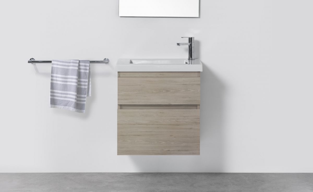 Cangas Slim 600 Wall-Hung Vanity 2 Drawers