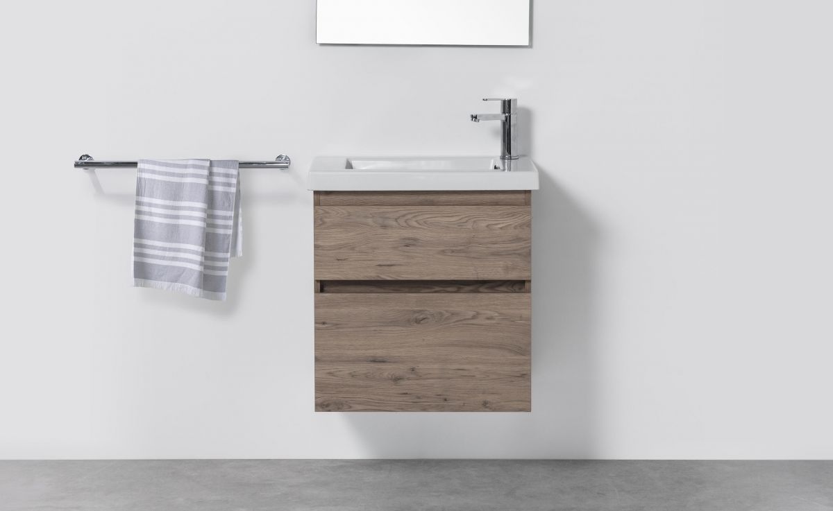 Cangas Slim 600 Wall-Hung Vanity 2 Drawers