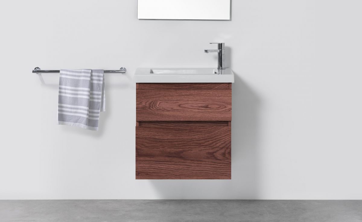 Cangas Slim 600 Wall-Hung Vanity 2 Drawers