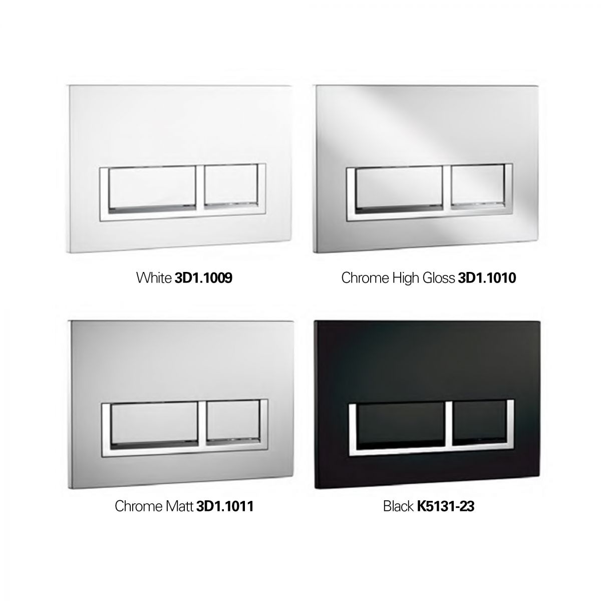 K5131 Flush Plate - Rectangle Option