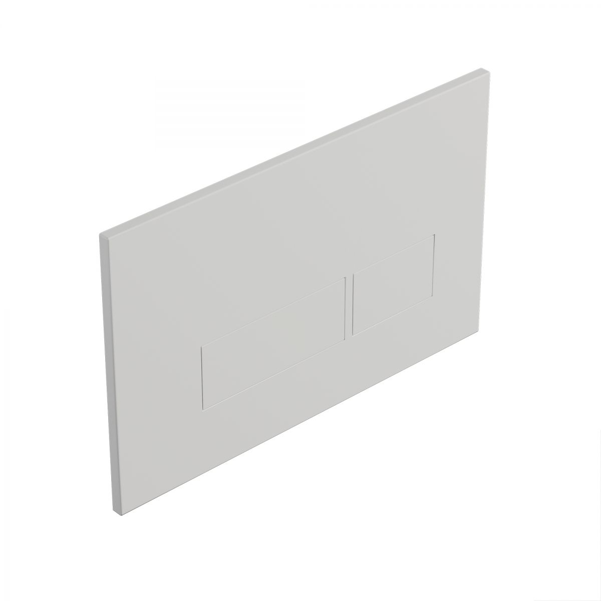 White Rectangle Flush Plates