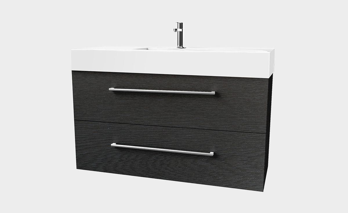 Splash 1200 Wall-Hung Vanity 2 Extra Deep Drawers - DISCONTINUED