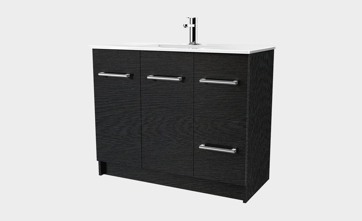 Zara 1000 Floor-Standing Vanity 2 Doors 2 Drawers - DISCONTINUED