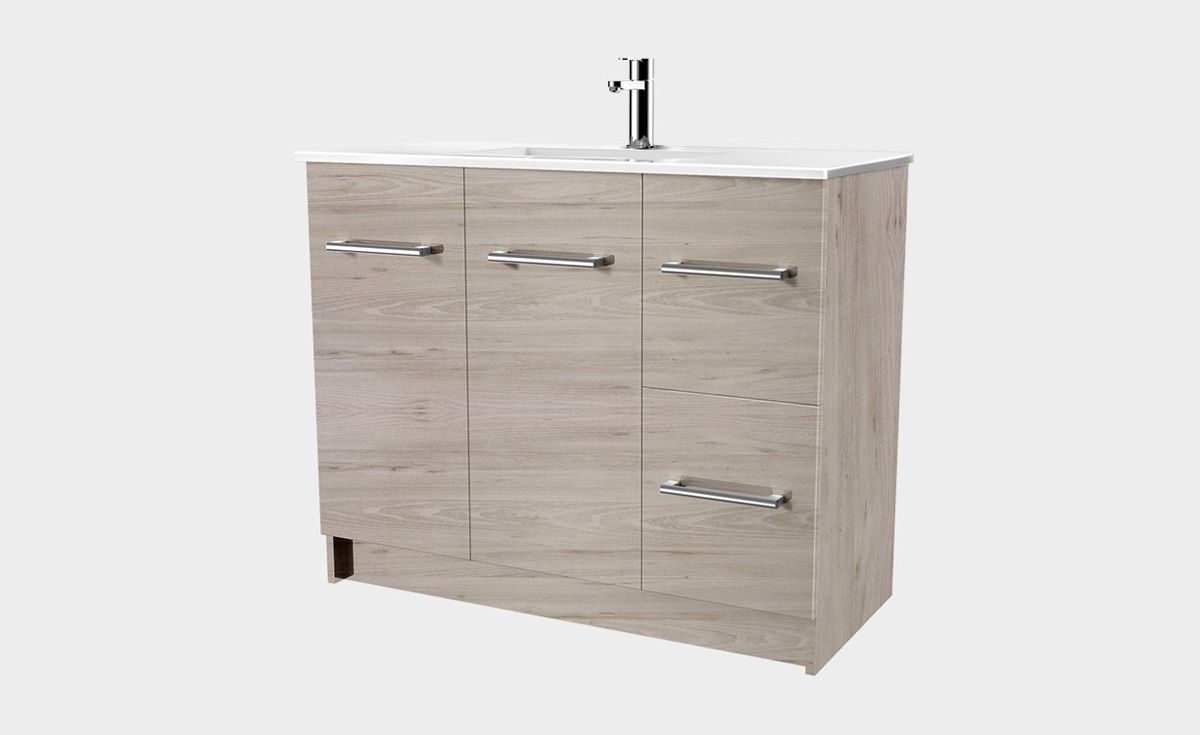 Zara 1000 Floor-Standing Vanity 2 Doors 2 Drawers - DISCONTINUED