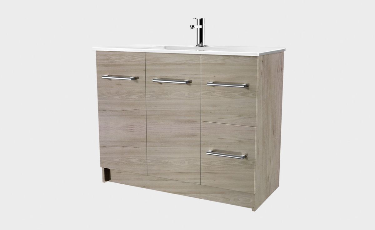 Zara 1000 Floor-Standing Vanity 2 Doors 2 Drawers - DISCONTINUED