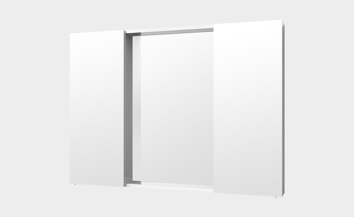 Mirror Cabinet 1050 – 2 Doors, 4 Shelves
