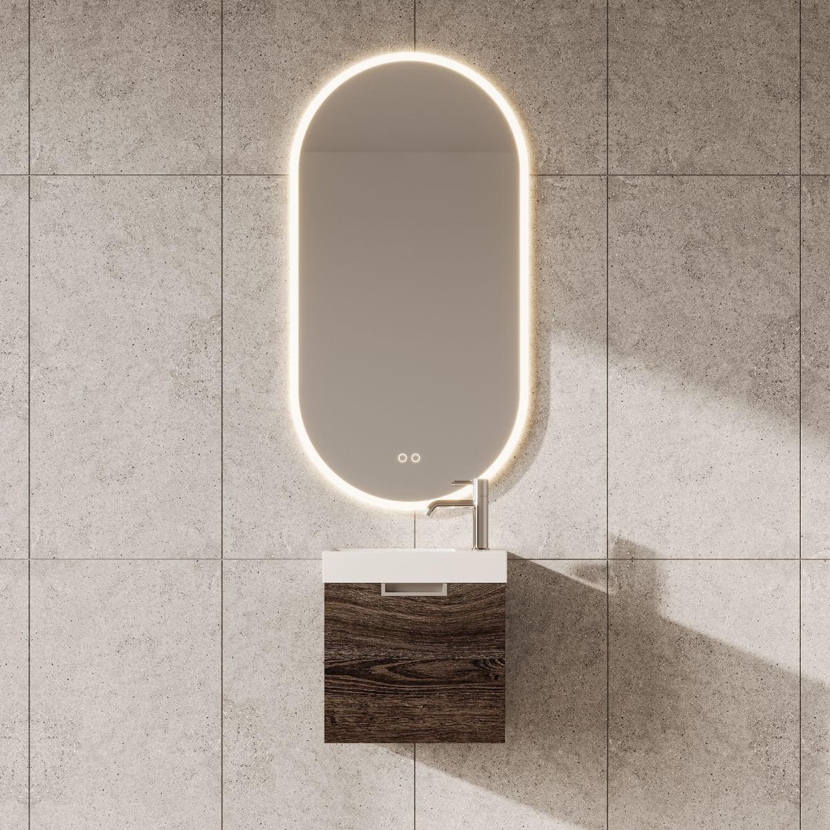 Fit 400 Wall-Hung Vanity, 1 Door