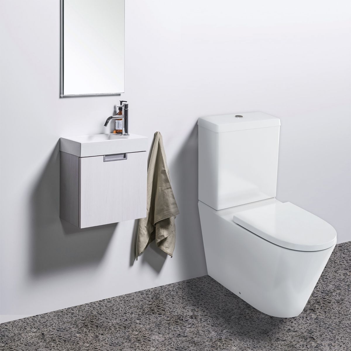 Fit 400, Wall-Hung Vanity, 1 Door
