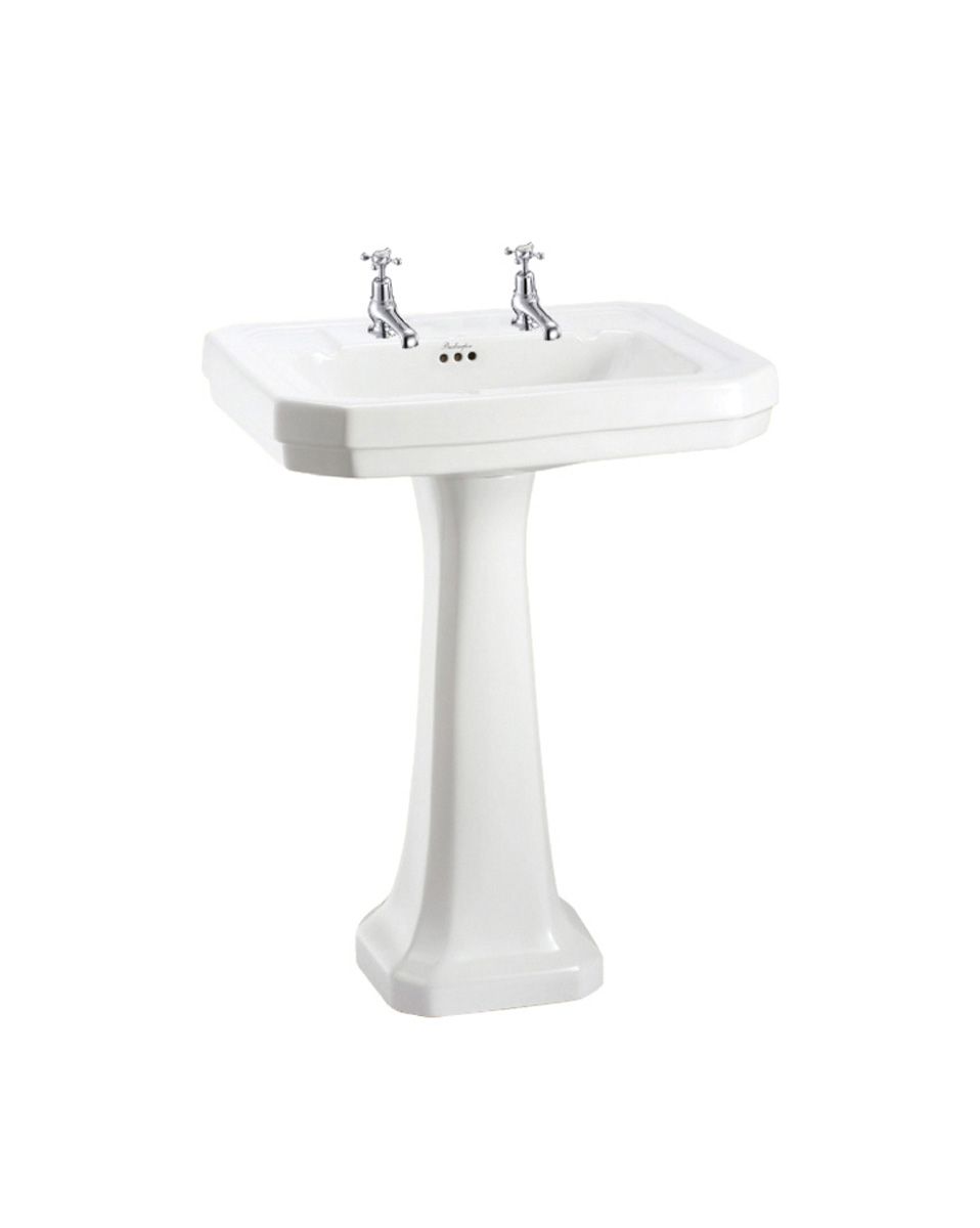 Victorian Rectangle 610 Basin & Pedestal