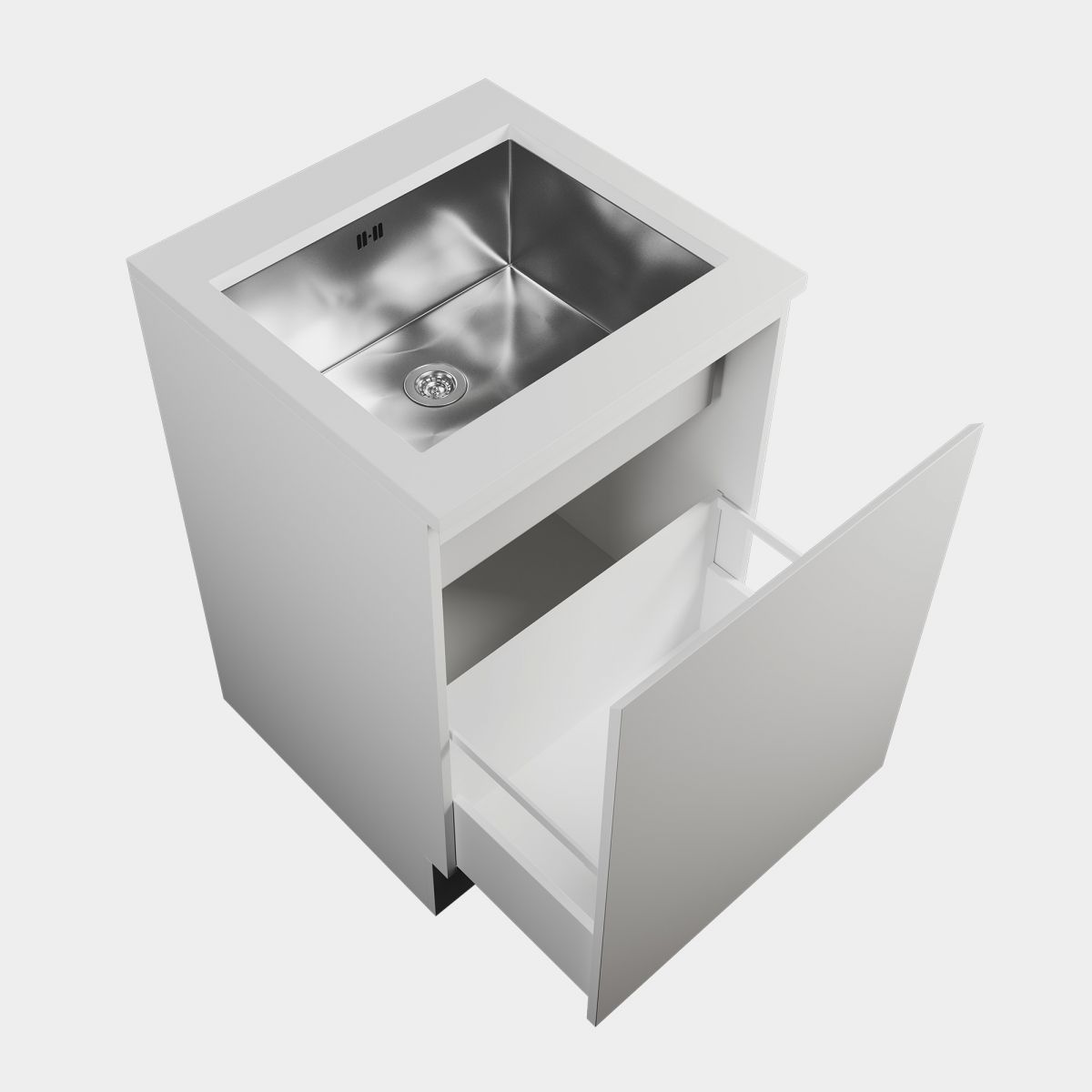 Base Kit: 600 1 Drawer (Open)
