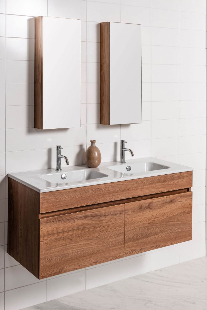 Mirror Cabinet 300 – 1 Door, 2 Shelves