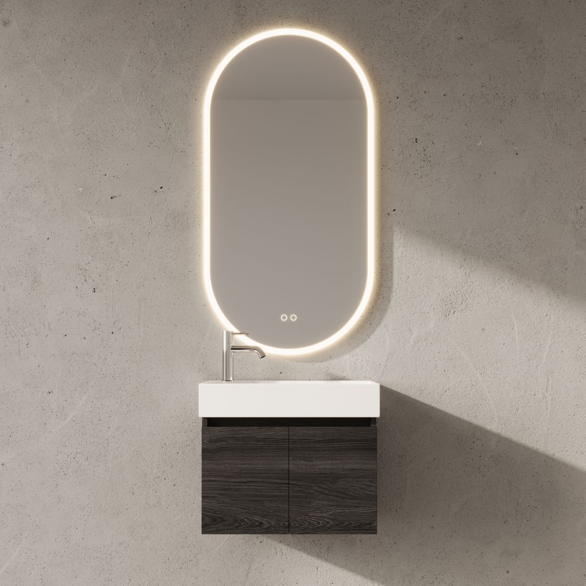 Synergy 550 Wall-Hung Vanity 2 Doors