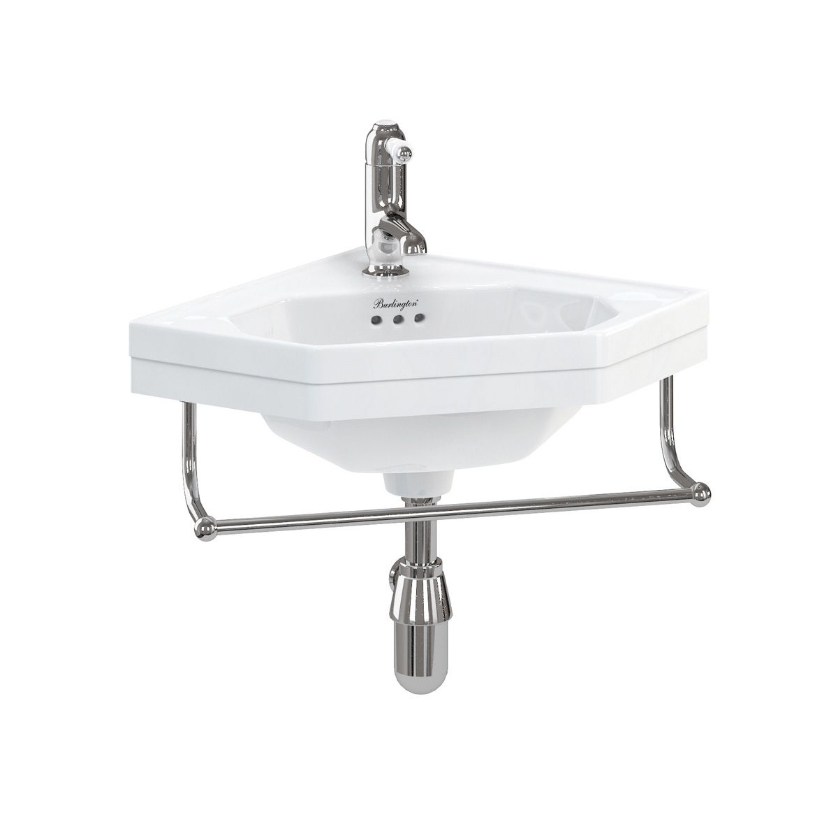 Corner 598 Cloakroom Basin