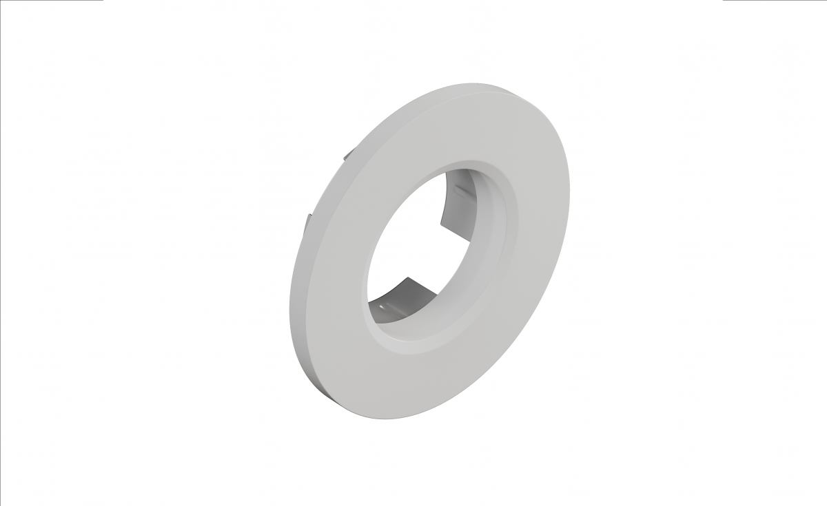 White Overflow Ring