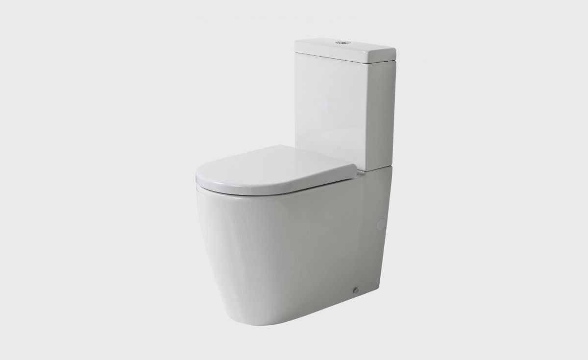 Cascade Easy Height Rimless Back-To-Wall Toilet Suite with Cistern