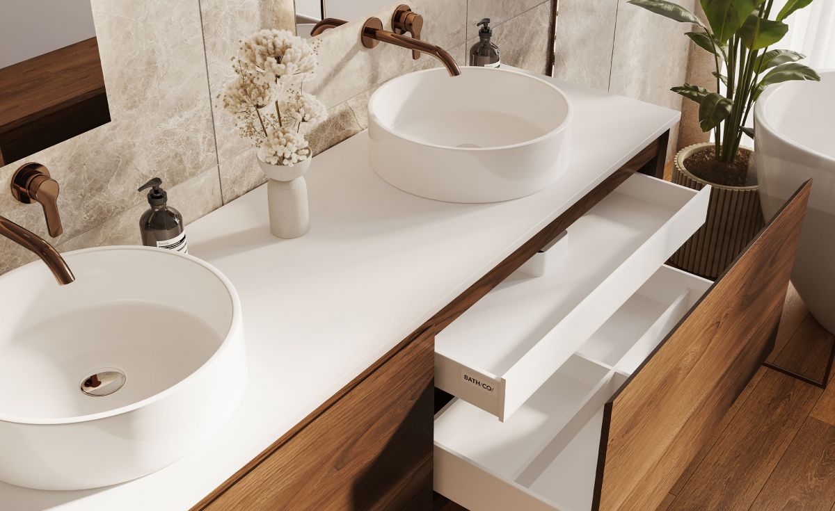 Zero 2 Drawers + 2 Concealed Drawers