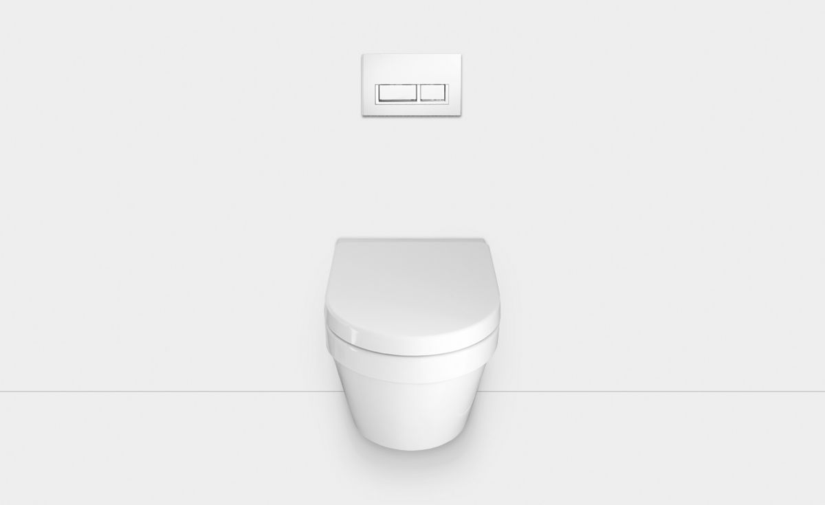 Onda Wall-Hung Toilet Suite with In-Wall Cistern